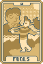 "The Fool (0)" Tarot card