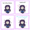Nozomi imitates Chaze.