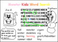 The combination image of "Nightmare" and "Word Search".