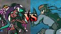 VS. screen against Off the Hook ft. Paruko.