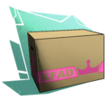 The cardboard box (Art by Coach).
