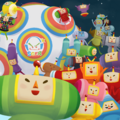 The cover for the single "Lonely Rolling Star Fusion Collab".