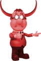 Mr Own as the ruler of hell, from "Story Mode - Mr Rental: The Video Game"
