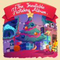 A plush of GIR-elle (right) in the album cover of The Inevitable Holiday Album.